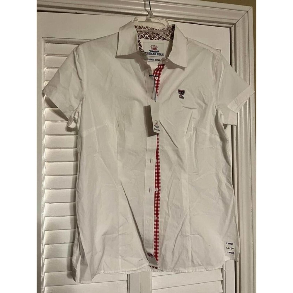 Super fun Thomas Dean Women's Texas Tech Short sleeve shirt. Large.